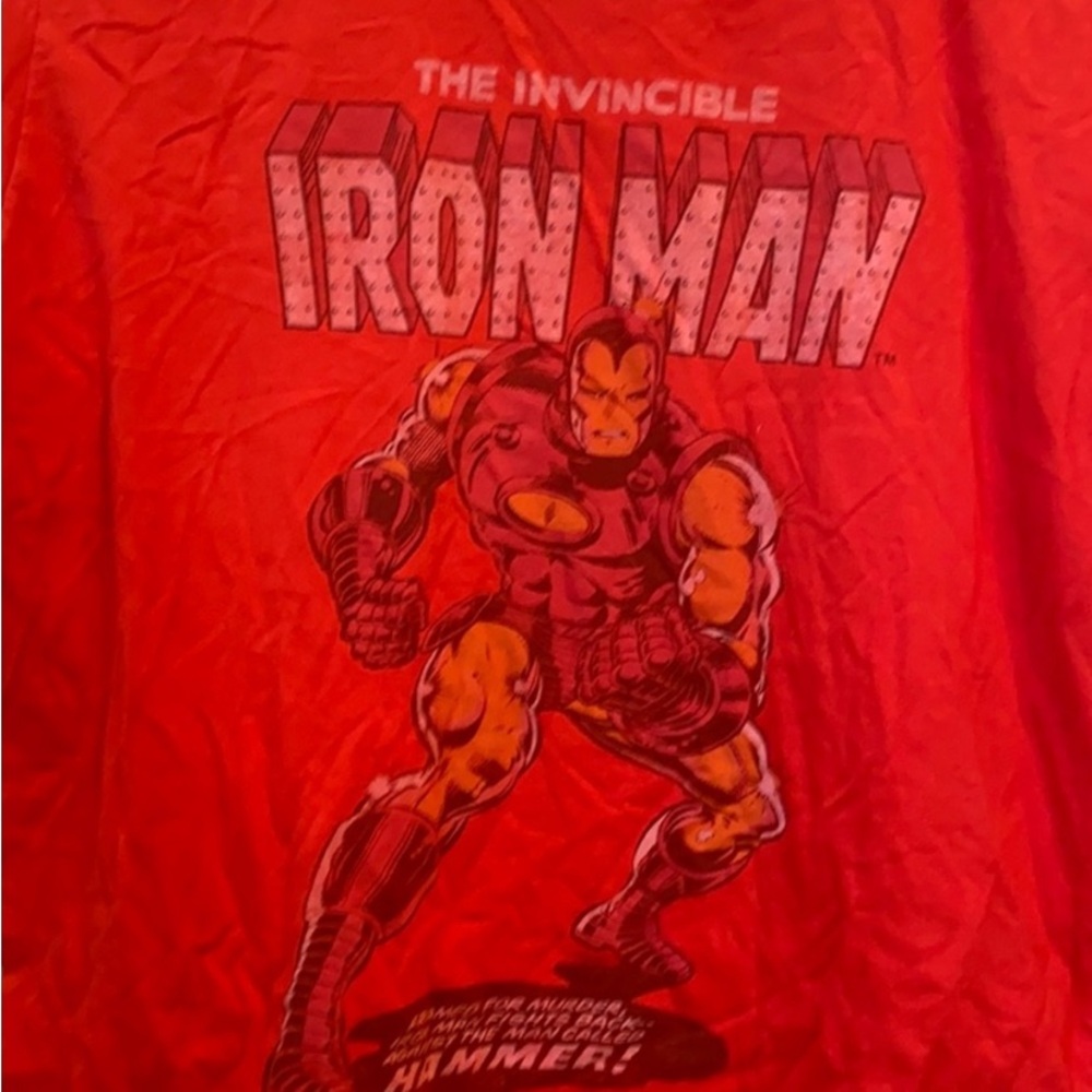 5/$40 Marvel Avengers Iron Man T-Shirt Medium Cool Graphics - Picture 3 of 4